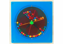 ANATEX Busy Cube - Paddle Wheel Wall Panel
