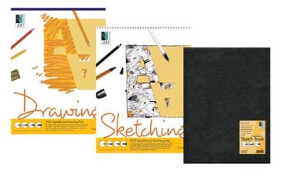 Artists’ Value Pack (1 Hard-bound Sketch-book & 2 Drawing Pads)