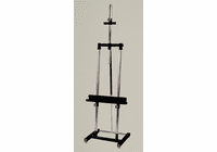 Avanti II Metal Double Post Easel - Black