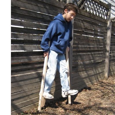 Beka Traditional Wooden Stilts - Click to enlarge