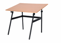 Berkeley Classic Black Base with 30" x 42" Cherrywood C Top