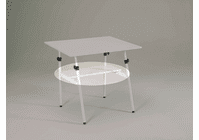 Berkeley Classic Combo PRO White Base with 30x42" White top with Shelf Unit