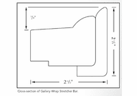 Best Super Heavy Aluminum GALLERY WRAP Bars