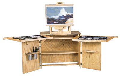 BEST URANIA'S DESK Pastelist's Art Desk/Easel - Click to enlarge
