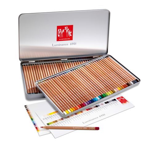Caran d'Ache LUMINANCE 6901 colour pencils sets