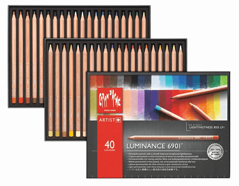 Caran D'Ache : Luminance 6901 : Colour Pencil : Set Of 40