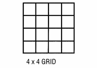 Clearprint 1000H Series 36 x 50yd Vellum Roll 4x4 Grid