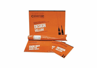 Clearprint 1000HTS Series 22 x 34 Unprinted Vellum Title Block/Border 100-Sheet-Pack