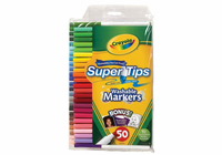 Crayola SuperTips Washable Marker 50-Color Set