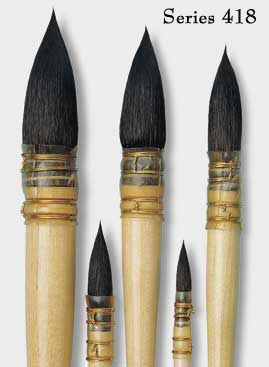 Da Vinci Russian Blue Squirrel - Series 418 - Quill Mop Brush