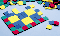 DIDAX Color Tiles, Plastic