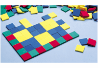 DIDAX Color Tiles, Plastic