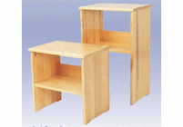 DIVERSIFIED WOODCRAFTS Art Bench, High - 17"W x 12"D x 26"H