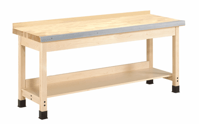 DIVERSIFIED WOODCRAFTS Aux. Workbench - Wall Series., 37"-11