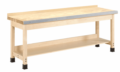DIVERSIFIED WOODCRAFTS Aux. Workbench - Wall Series., 37"
