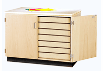 DIVERSIFIED WOODCRAFTS Drawing Paper Storage Cabinet