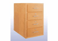 DIVERSIFIED WOODCRAFTS Wood Low Base - 4 drawers-10