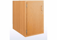 DIVERSIFIED WOODCRAFTS Wood Low Base - single door-10
