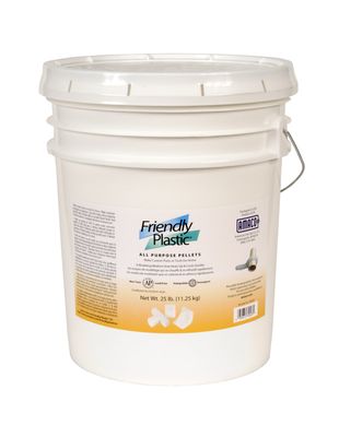 FRIENDLY Plastic Pellets - 25 lb. Pail