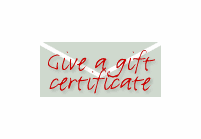 Gift Certificates VIA Email