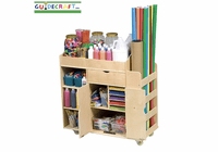 GUIDECRAFT Art Activity Cart (All Wood)