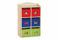 Guidecraft Bin Cubby 6 Section