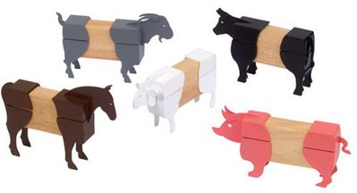 Guidecraft Block Mates Farm Animals