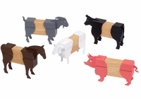 Guidecraft Block Mates Farm Animals