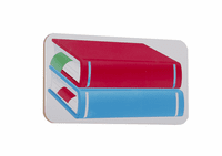 Guidecraft Books Red/Blue