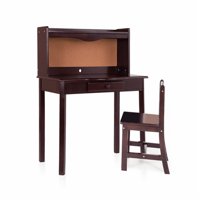 GUIDECRAFT Classic Espresso Desk