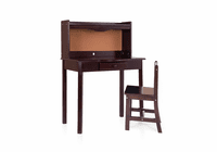 GUIDECRAFT Classic Espresso Desk