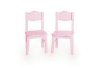 GUIDECRAFT Classic Extra Chairs (set of 2) - Pink