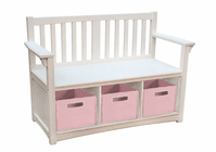 Guidecraft Classic Storage Bench