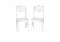GUIDECRAFT Classic White Extra Chairs
