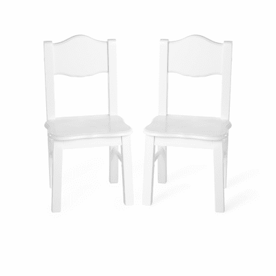 GUIDECRAFT Classic White Extra Chairs