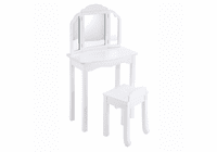 GUIDECRAFT Expressions Vanity& Stool White