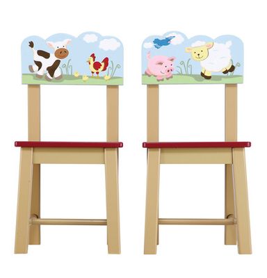 Guidecraft Farm Friends Extra Chairs (Set of 2)