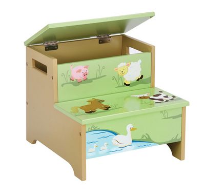 Guidecraft Farm Friends Storage Step-Up