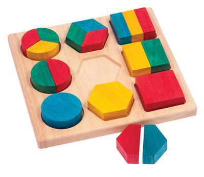 Guidecraft Fraction Action Board