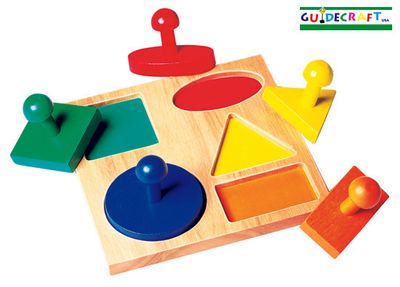 GUIDECRAFT GEOMETRIC PUZZLE BOARD