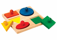 Guidecraft Geometric Puzzle Board