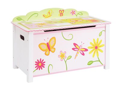 Guidecraft Gleeful Bugs Toy Box