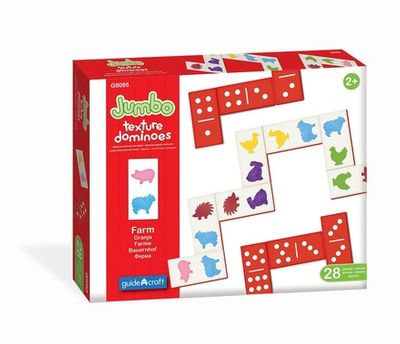 Guidecraft Jumbo Texture Dominoes
