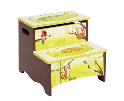 Guidecraft Jungle Party Storage Step-Up