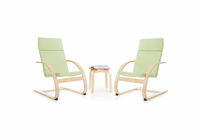 GUIDECRAFT Kiddie Rocker Chair Set - Light Green