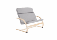 GUIDECRAFT Kiddie Rocker Couch - Gray