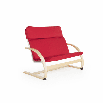 GUIDECRAFT Kiddie Rocker Couch - Red