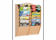 Guidecraft Magazine Rack 12 Section