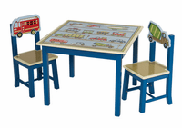 Guidecraft Moving All Around Table & Chairs Set