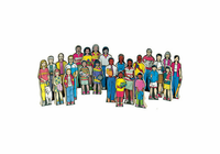 Guidecraft Multi-Cultural Family Set 24pc